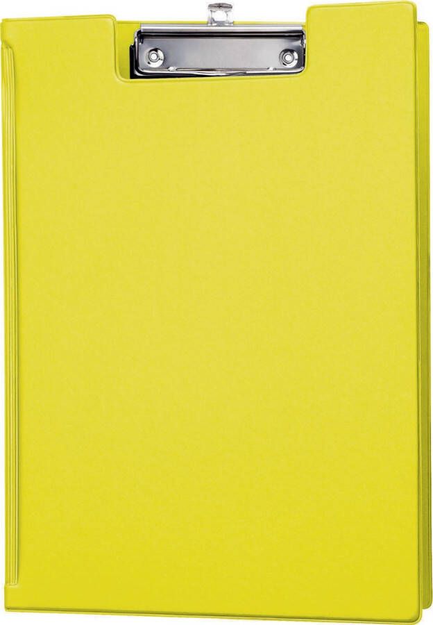 Maul klembordmap met insteek binnenzijde A4 staand geel