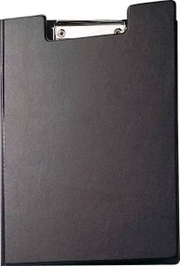 Maul klembordmap met insteek binnenzijde pvc A4 staand zwart