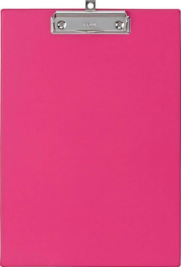 MAUL Klembord A4 staand PVC neon roze