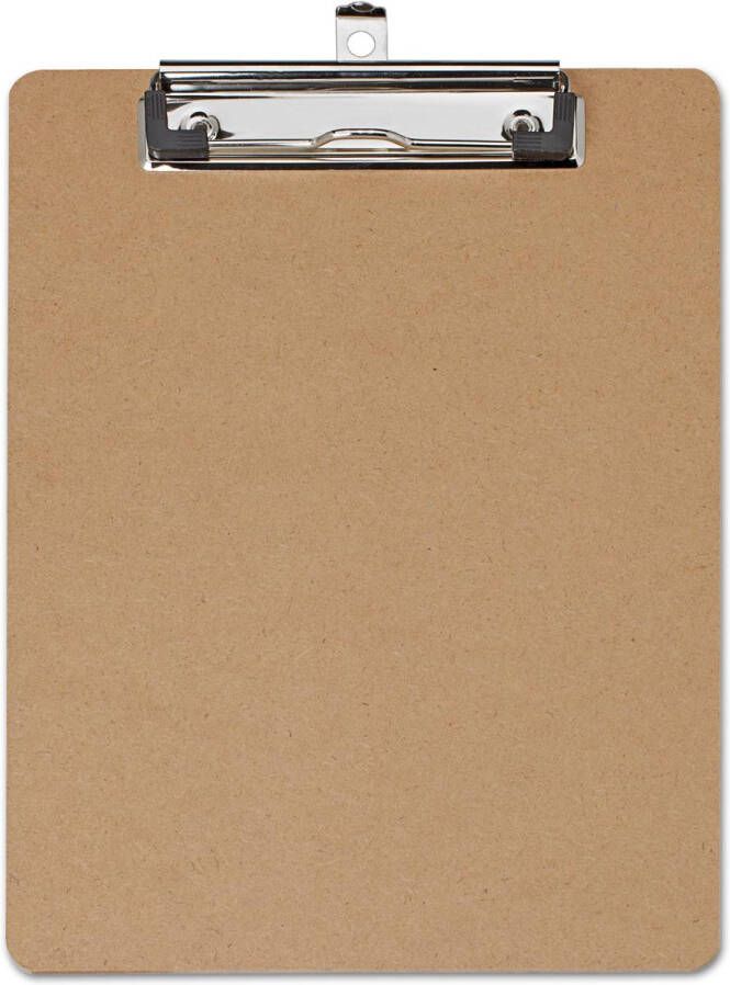 Maul klemplaat Basic hardboard karton A5 staand bruin