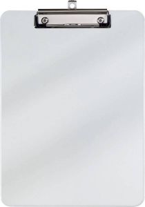 Maul klemplaat hard kunststof A4 staand glashelder transparant