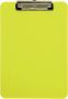 Maul klemplaat Neon hard kunststof A4 staand geel transparant - Thumbnail 1