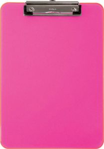 Maul klemplaat neon voor ft A4 transparant roze