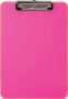 MAUL Klembord A4 staand transparant PS neon roze - Thumbnail 1