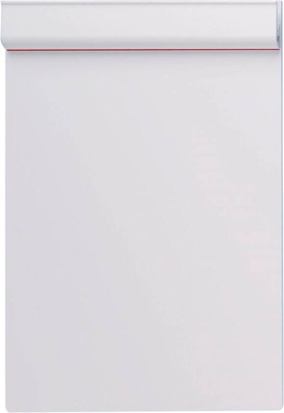 Maul klemplaat Pro onbreekbaar A3 staand wit lange klem