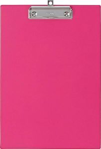 Maul klemplaat pvc A4 staand roze
