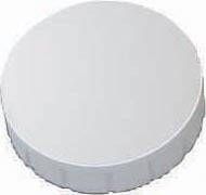 Maul magneet Solid 24 mm trekkracht 600 gr doos van 10 stuks wit