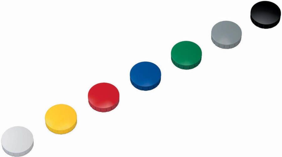Maul magneet Solid 32 mm trekkracht 800 gr doos van 10 stuks assorti