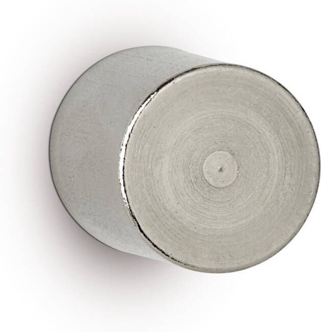 Maul neodymium cylinder magneet ft 16 x 20 mm trekkracht 9 kg zilver blister van 4 stuks
