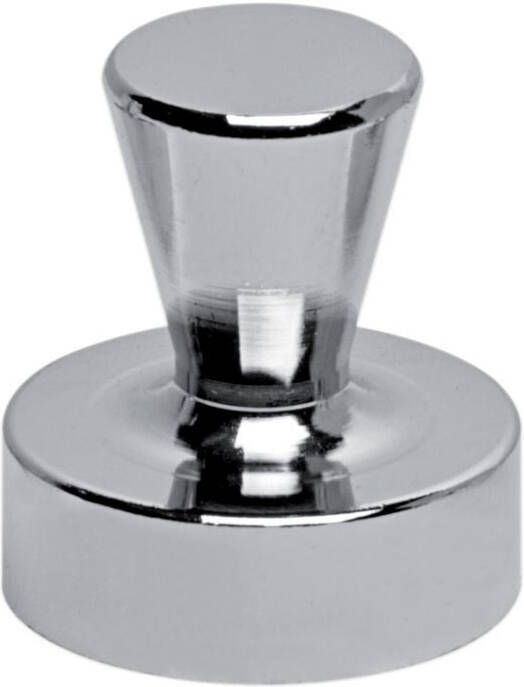 Maul neodymium kegelmagneet Ø22mm 14kg blister 4 zilver voor glas- en whitebord