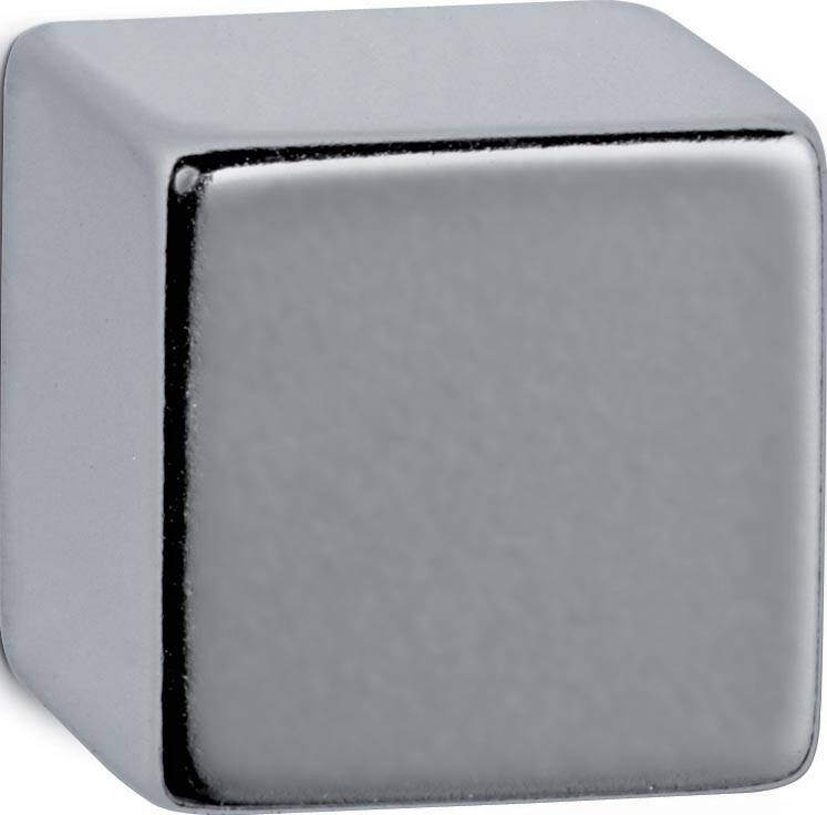 Maul neodymium kubusmagneet 15x15x15mm 15kg blister 1 voor glas- en whitebord
