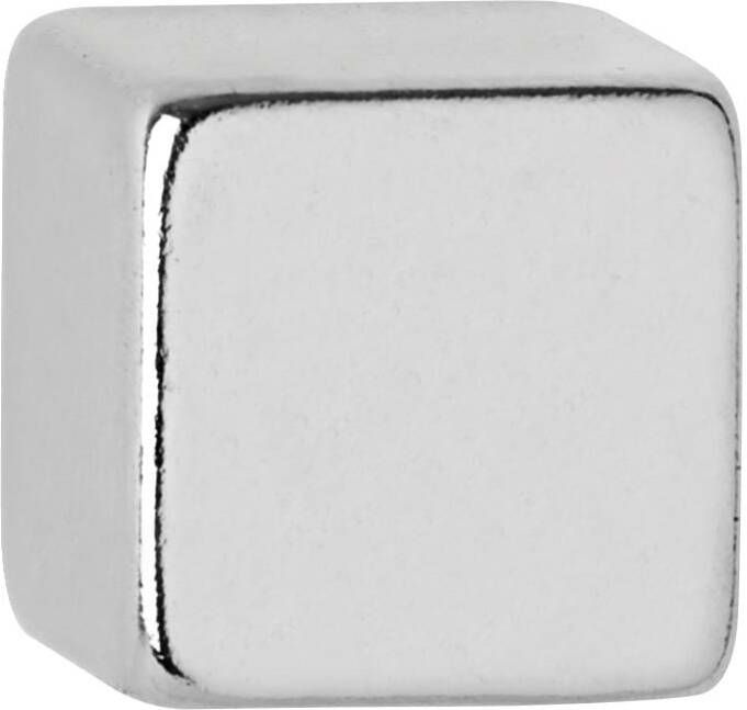 Maul neodymium kubusmagneet ft 10 x 10 x 10 mm zilver blister van 10 stuks