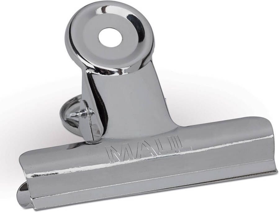 MAUL Papierklem Bulldog 70mm capaciteit 40mm zilver 5 stuks