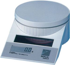 Maul postweegschaal tronic weegt tot 2 kg gewichtsinterval van 0 5 gram wit