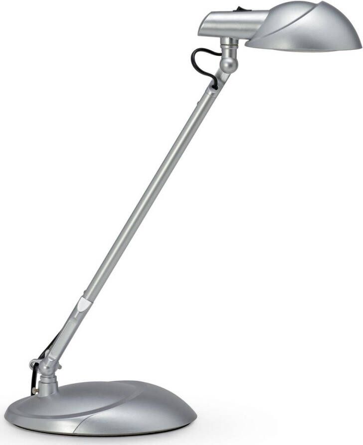 Maul storm bureaulamp LED op voet zilver