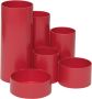 Maul tubo pennenbak 6 vaks Ø 15 x 12 5 cm voor 85% uit gerecycleerd PS rood - Thumbnail 2