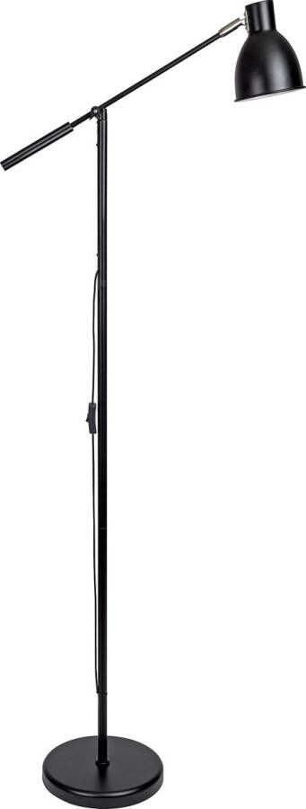 Maul vloerlamp Finja excl.lamp op voet hoog 138cm armlengte 30cm zwart