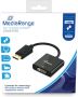 MediaRange DVI naar DisplayPort Converter vergulde contacten DVI-I-contrastekker (24+5-polig) DP-stekker 15cm - Thumbnail 1