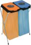 Vepa Bins Afvalzakhouder Ekothinks 2 x 130 l oranje en blauw - Thumbnail 1