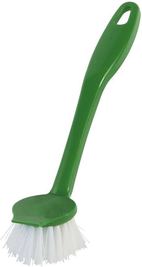 Merkloos Afwasborstel uit kunststof geassorteerde kleuren