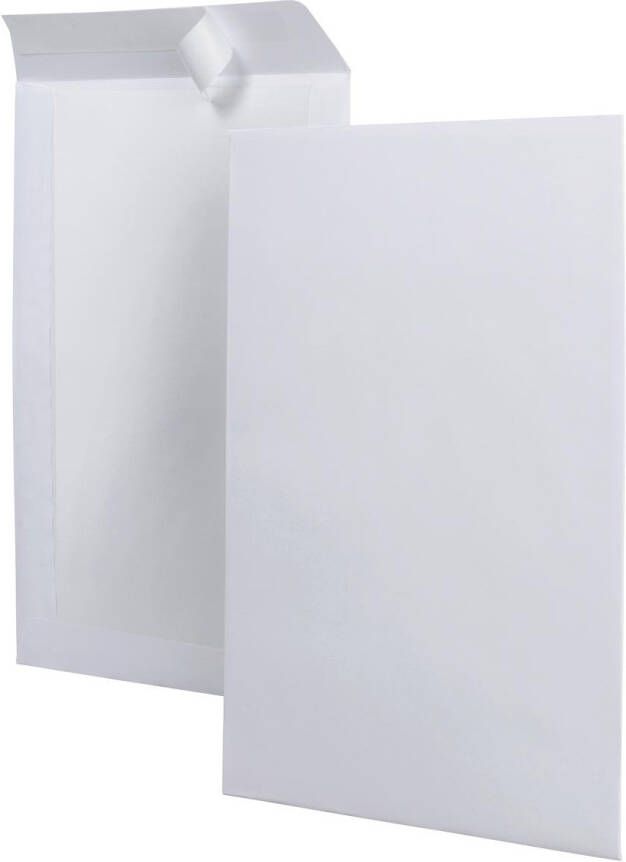 Merkloos Bordrugenveloppen ft 310 x 440 mm doos van 100 stuks