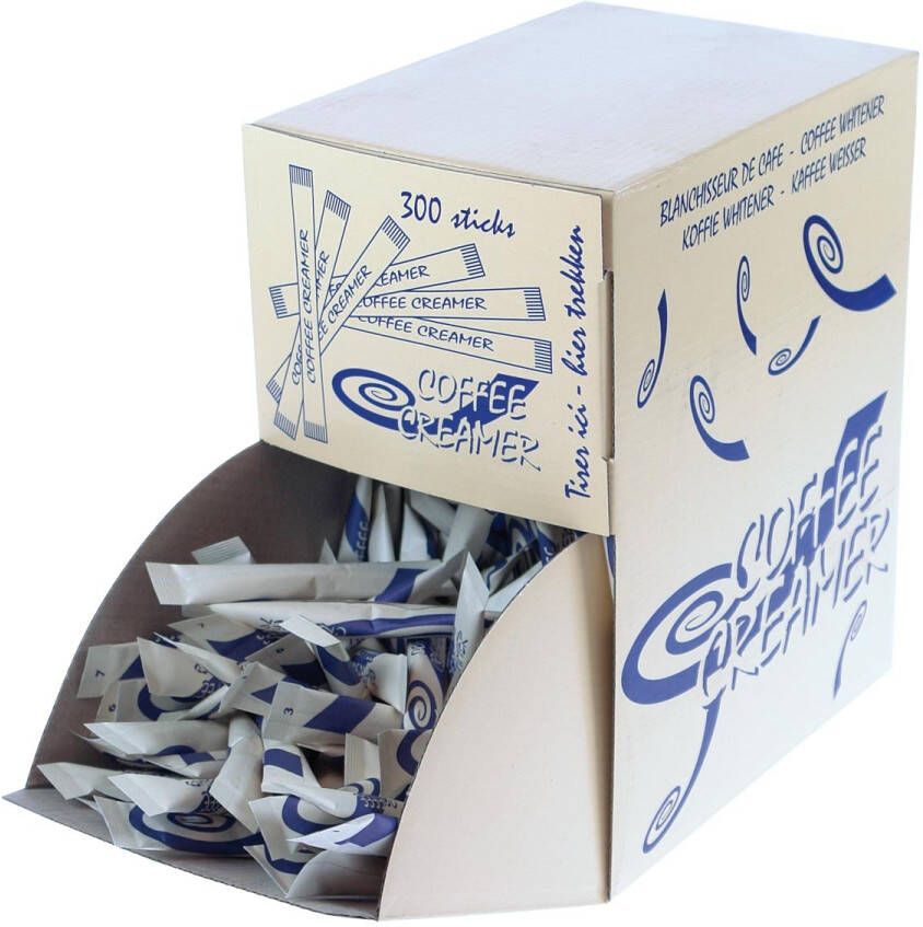 Merkloos Creamersticks 2 5 g doos van 300 stuks