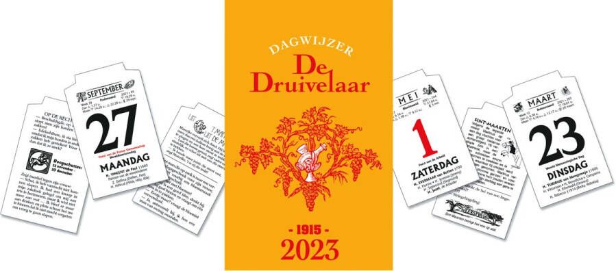 De Druivelaar Dagscheurkalender 2022 Nederlandstalig