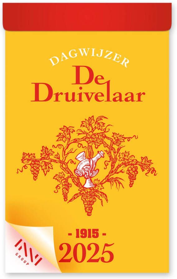 Merkloos Dagblokkalender De Druivelaar 2025