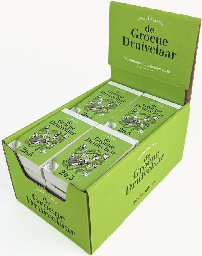 Merkloos Dagblokkalender De Groene Druivelaar 2025