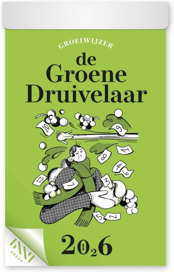 Merkloos Dagblokkalender De Groene Druivelaar 2026