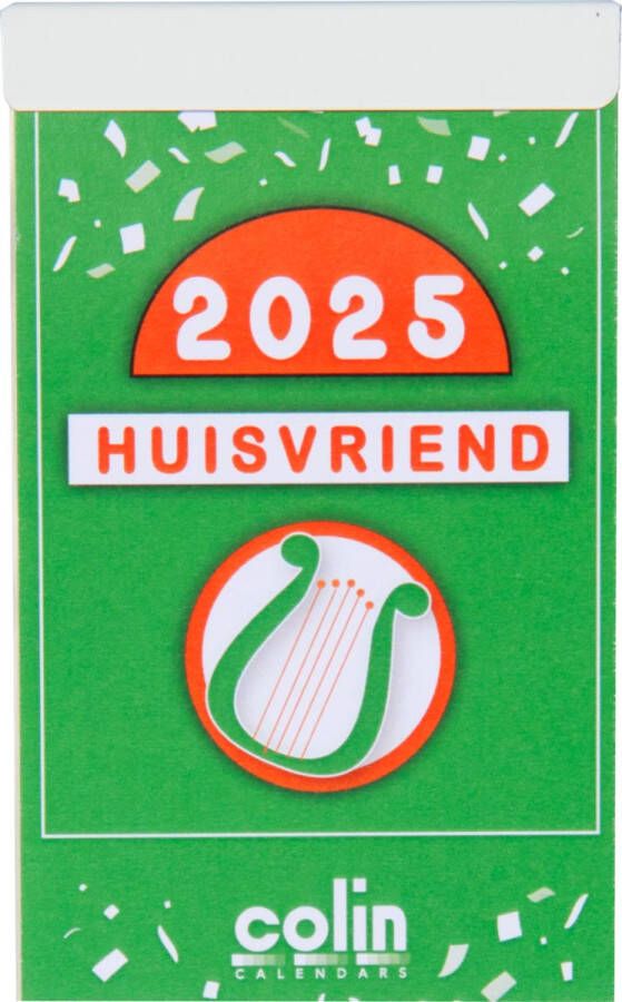 Merkloos Dagblokkalender Huisvriend 2025