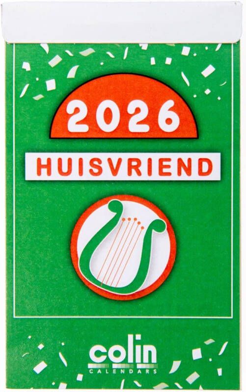 Merkloos Dagblokkalender Huisvriend 2026