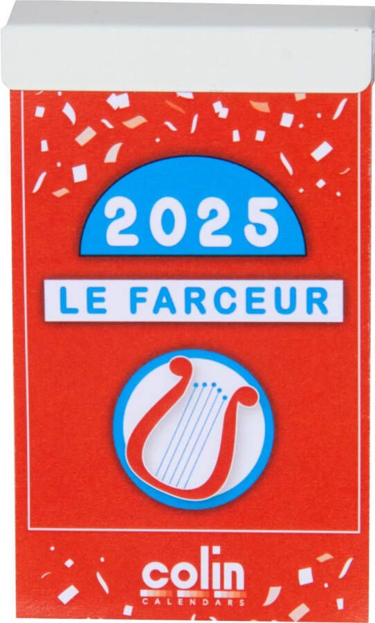 Merkloos Dagblokkalender Le Farceur François Pirette 2025