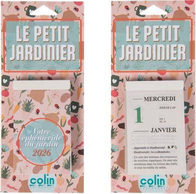 Merkloos Dagblokkalender Le Petit Jardinier