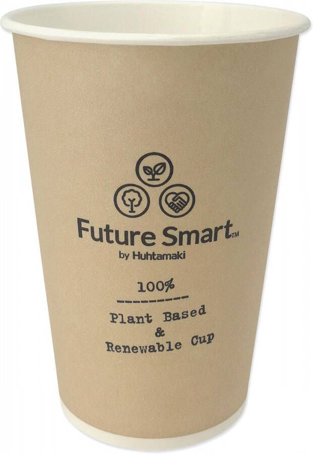 Merkloos Drinkbeker Future Smart uit karton 180 ml pak van 100 stuks