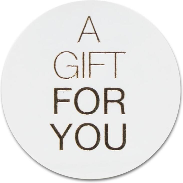 Merkloos Etiket bedrukt op rol diameter 39 mm 500 stuks A Gift For You