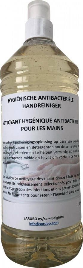 Merkloos Hygiënische antibacteriële handreiniger fles van 1 liter