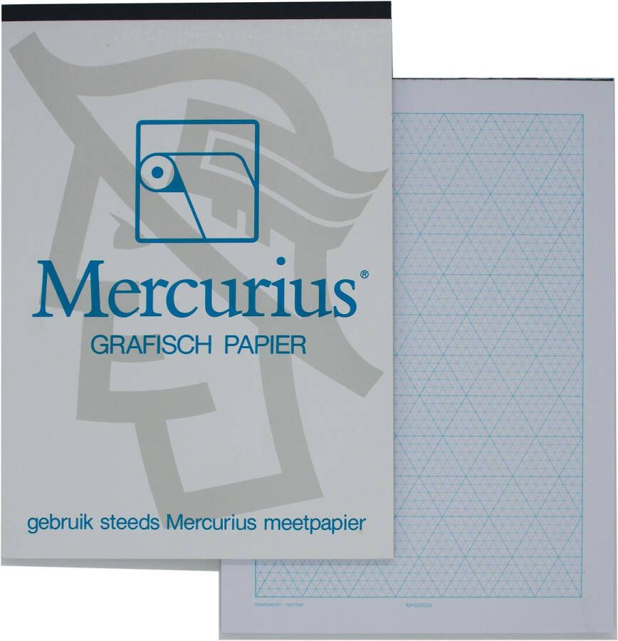 Mercurius isometrisch grafisch papier 50 vel ft A4