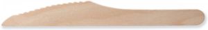 Merkloos Mes uit hout gecoat 165 mm pak van 100 stuks