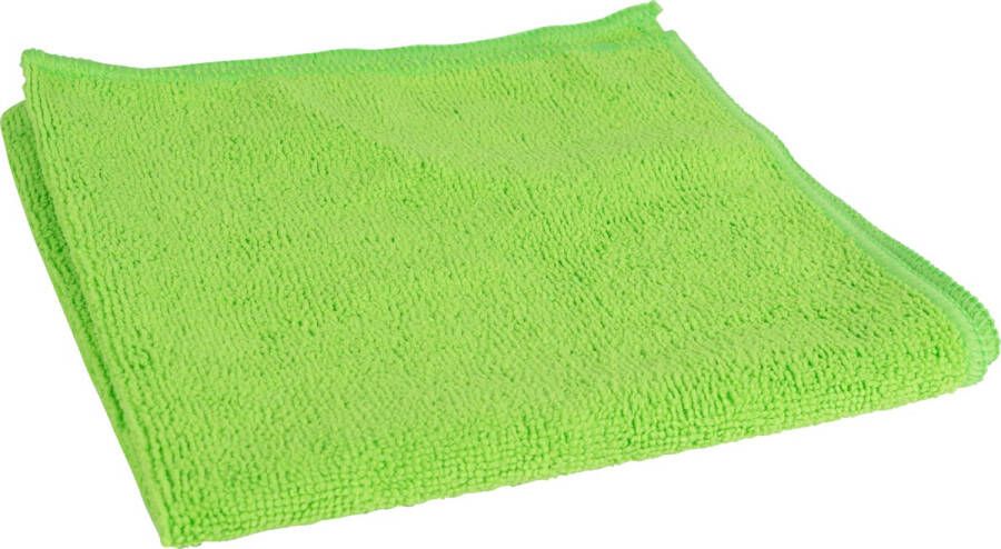 Merkloos Microvezeldoek ft 40 x 40 cm groen pak van 10 stuks