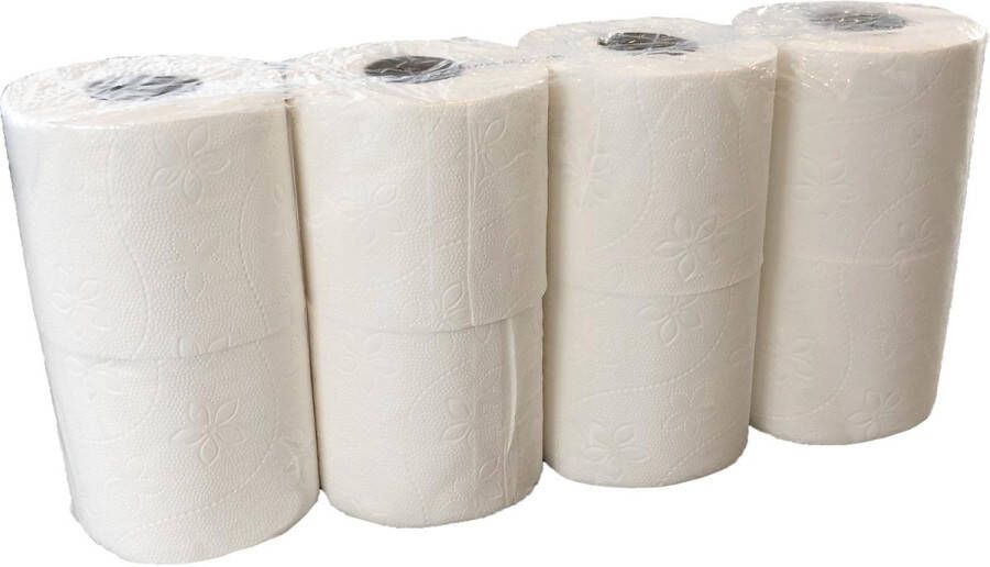 Merkloos Toiletpapier 3-laags 200 vel pak van 7 x 8 rollen