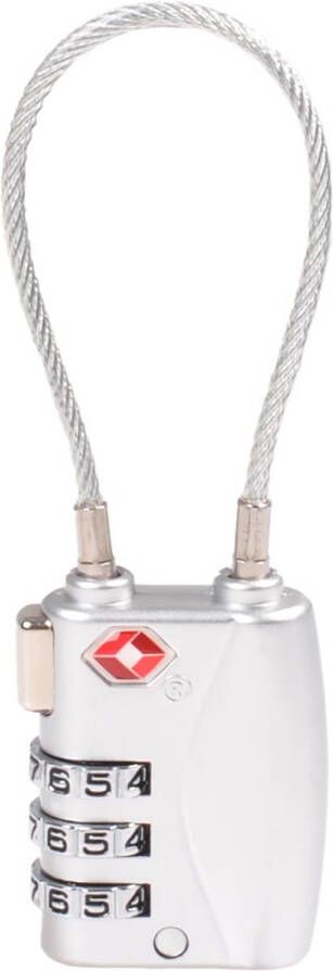Pavo Hangslot met cijferslot en kabel TSA