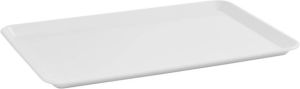 Merkloos Vitrineschaal 36 cm wit