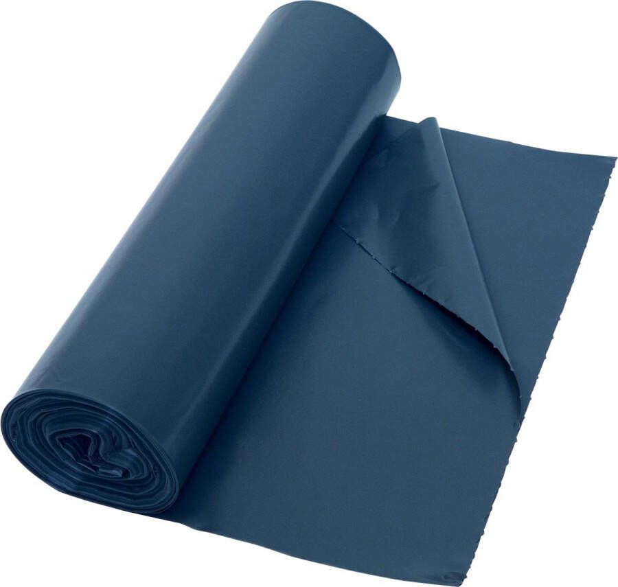 Merkloos Vuilniszak 33 micron ft 90 x 120 cm 150 liter grijs rol van 20 stuks