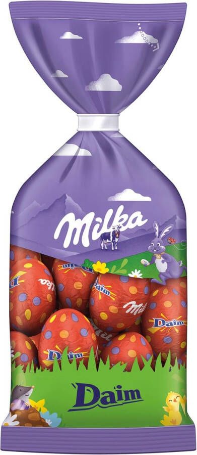 Milka Chocolade paaseitjes puur zak Ã  12 13 stuks