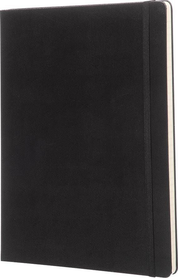 Moleskine notitieboek ft 19 x 25 cm gelijnd harde cover 192 blad zwart