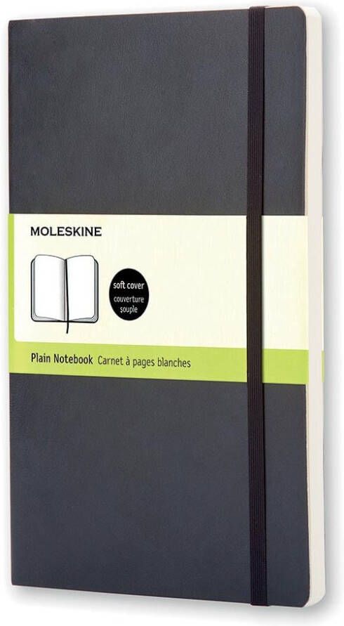Moleskine notitieboek ft 9 x 14 cm effen soepele cover 192 bladzijden zwart - Foto 2