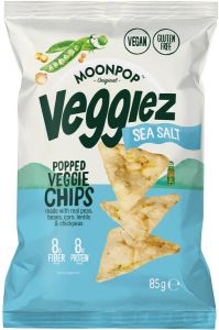 Moonpop Veggiez chips Sea Salt zak van 85 g