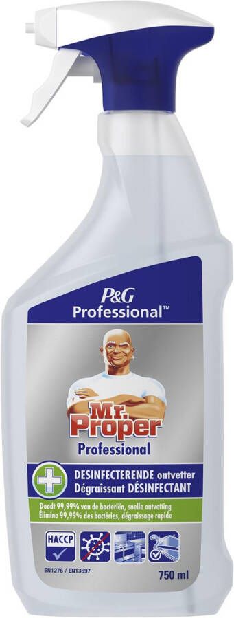 Mr. Proper desinfecterende ontvetter spray van 750 ml