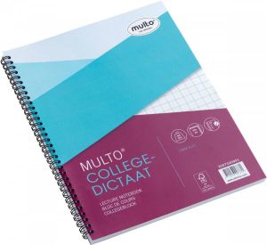 Multo collegedictaat ft A4 geruit 10 mm 23-gaatsperforatie